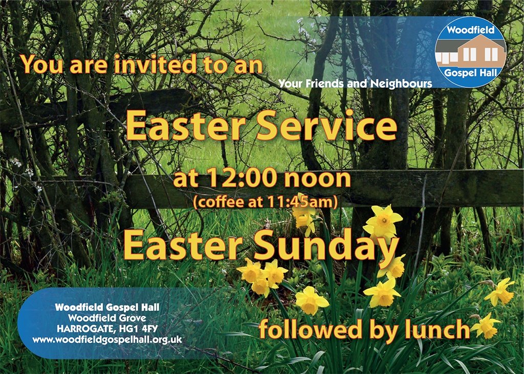 Easter Service 12:noon Easter Sunday