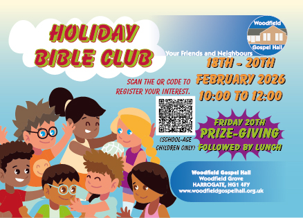 Holiday Bible Club 18th-20th February